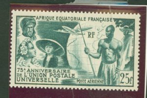 French Equatorial Africa #C34  Single