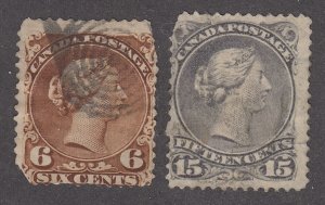 Canada #27, 30, Used Large Queen