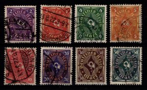 Germany 1921 Posthorn (dual color), Set [Used]