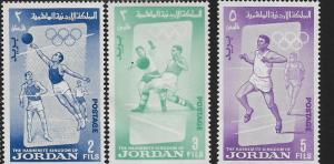 JORDAN, 446-448,450, MINT HINGED, OLYMPICS