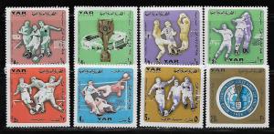 Yemen 226-26G World Cup Soccer set MLH