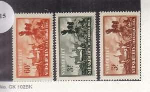 Saar: Sc #B44-B46, MNH (36315)