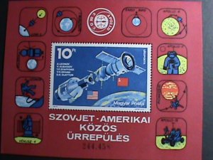 ​HUNGARY STAMP:1975-SC#C361  APOLLO-SOYUZ SPACE TEST PROJECT LAUNCHING MNH S/S