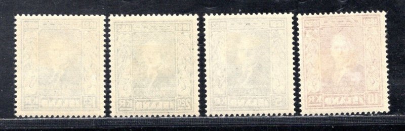 ICELAND SC# 274-77 FVF/MOG