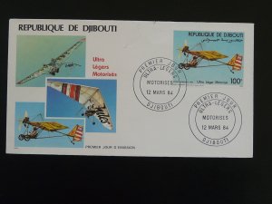 ultra light aviation FDC Djibouti 1984