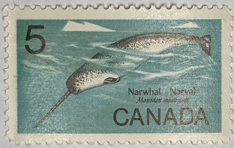 CANADA 1968 #480 Wildlife (Narwhal) - MNH
