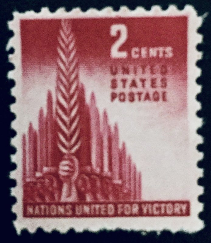 United States #907 2¢ Nations United for Victory (1943) MNH