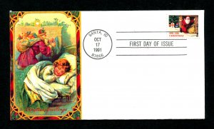 Sc. 2584 - 1991 Christmas / Xmas FDC - S&T Cachets 