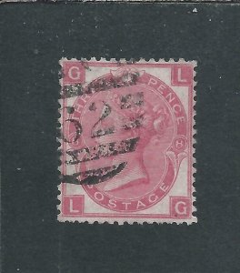 GB-QV 1867-80 3d ROSE PLATE 8 FU SG 103 CAT £60