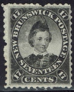 NEW BRUNSWICK 1860 PRINCE OF WALES 17C