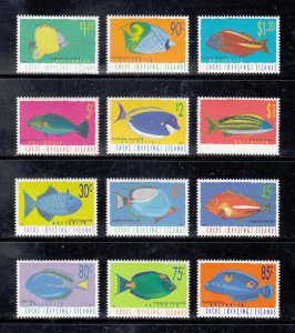 Cocos Islands Scott #304-315 MNH