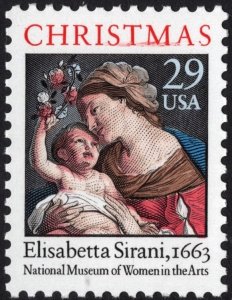 SC#2871 29¢ Madonna & Child Single (1994) MNH