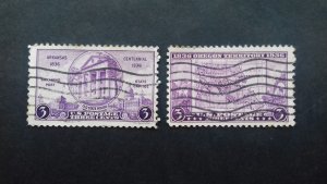 United States 1936 Issues Used