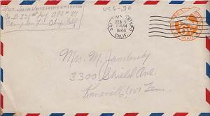 United States, Military, California, Airmail, Postal Stationery