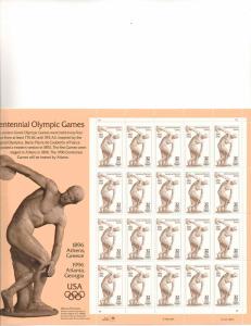 US 3087 - 32¢ Myron's Discobolus Unused