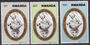 Rwanda 1221-23 MNH 1985 (102)(ad5599)