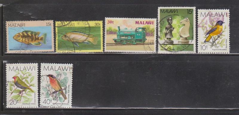 MALAWI - Collection Of Used Stamps - Many Bird Topicals