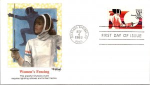 FDC 1983 SC #C112a Fleetwood, Fencing - Colorado Springs Co  - Single - J2949