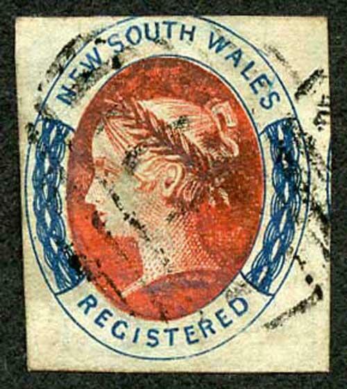 NSW 1856 (6d) for registered letters SG102/5 three good to large margins