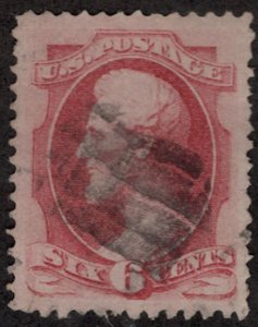 US #148 SCV $375.00 SUPERB used, fancy cancel, super rich and fresh color,  l...