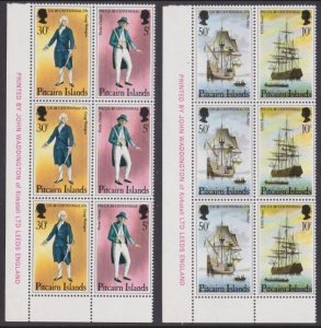 PITCAIRN 1976 US Bicentenary imprint blocks MNH............................A4690