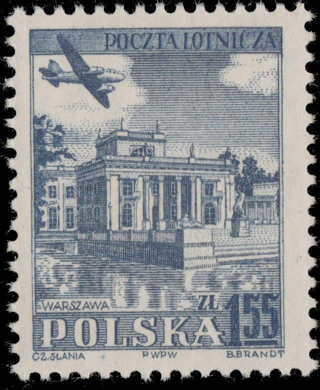 POLOGNE / POLAND - 1954 - Mi.859C 1,55Zl. Blue WROCŁAW - Mint*