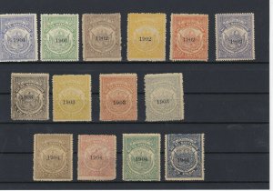 Salvador 1902-1905 Revenue stamps Ref: R4198 