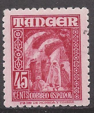 Spanish Morocco (Tangier), L19, Street Scene Single,**MNH**