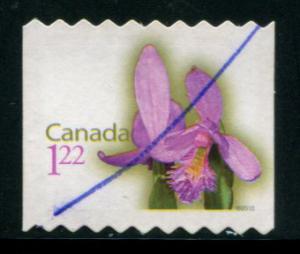 2359 Canada $1.22 Rose Pogonia Orchid SA coil, used