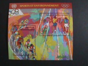 ​U.N. STAMP-1996- SC#207-SUMMER OLYMPIC GAMES, IN ATLANTA,GA -MNH S/S SHEET VF