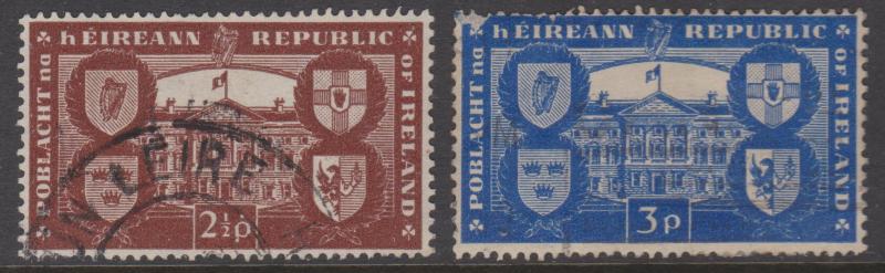 Ireland 1949 Leinster House Set Sc#139-140 Used