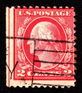 1915, US 2c, Washington, Used, Sc 461