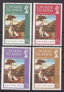 Cayman Islands Sc #251-254 Mint Hinged