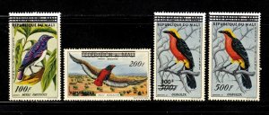 Mali Republic stamps #C5 - C8, MH OG,  Birds,  CV $44.75