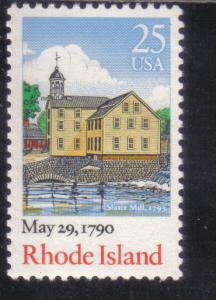 2348 - .25 Rhode Island mnh f-vf.