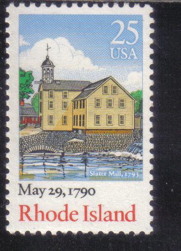 2348 - .25 Rhode Island mnh f-vf.