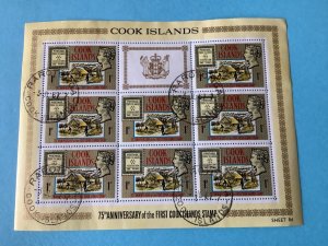 Cook Islands Set of Four 1967 Used Sheets Stamps R46192