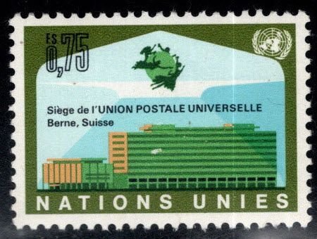 United Nations UN  Geneva Scott 18 MNH** UPU stamp