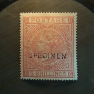 GB 57  1867  unused  XF  specimen