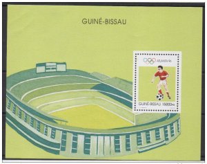 1996 Guinea-Bissau Soccer Football Olympics Atlanta Mi. Bl. 297 MNH-