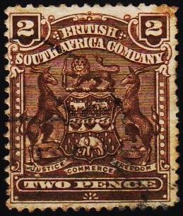 Rhodesia.1898 2d S.G.79 Fine Used