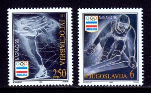 Yugoslavia - Scott #2400-2401 - MNH - SCV $4.00