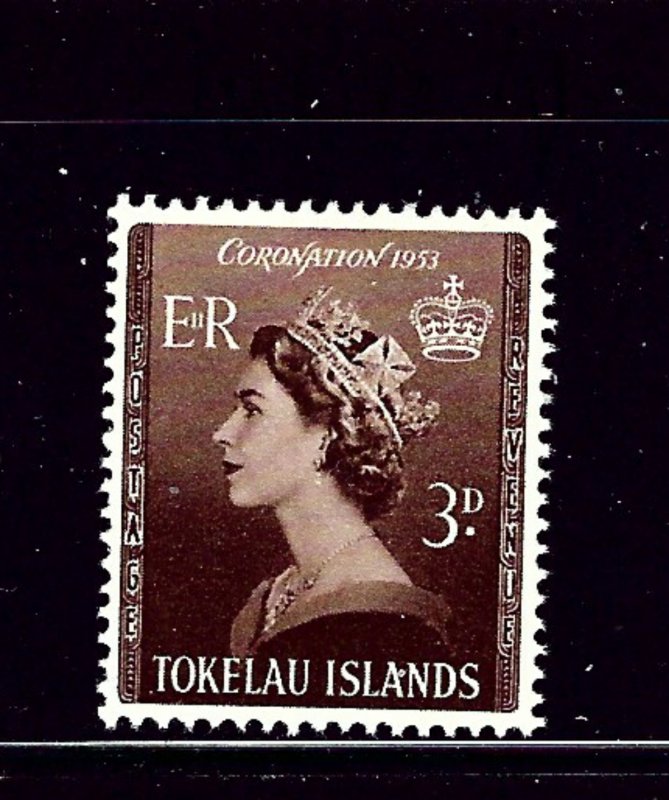 Tokelau Is 4 MNH 1953 QEII Coronation