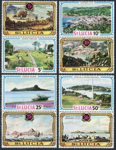 St Lucia 296-303, MNH. Michel 288-295. Landscapes 1971.