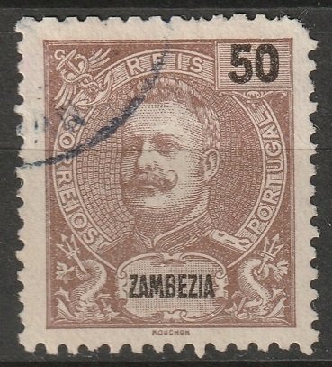 Zambezia 1903 Sc 22 used torn corner