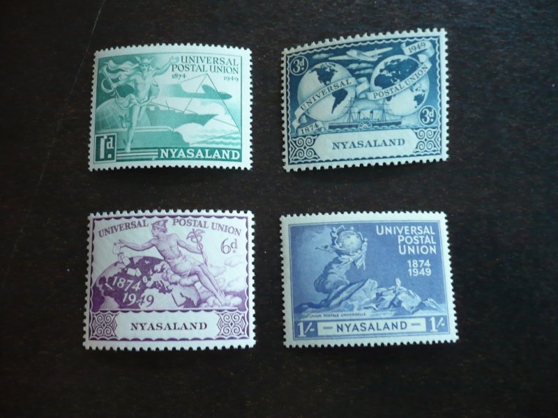 Stamps - Nyasaland - Scott# 87-90 - Mint Never Hinged Set of 4 Stamps