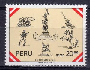 Peru 1977 Sc#C461 Army Day-Satellite-Liberation Monument Lima (1) MNH