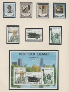 NORFOLK ISLAND  1984 - 1986