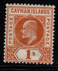 CAYMAN ISLANDS SG7 1902 1/= ORANGE MTD MINT