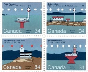 Canada, Postage Stamp, #1066a Mint NH, 1985 Lighthouse (AB)